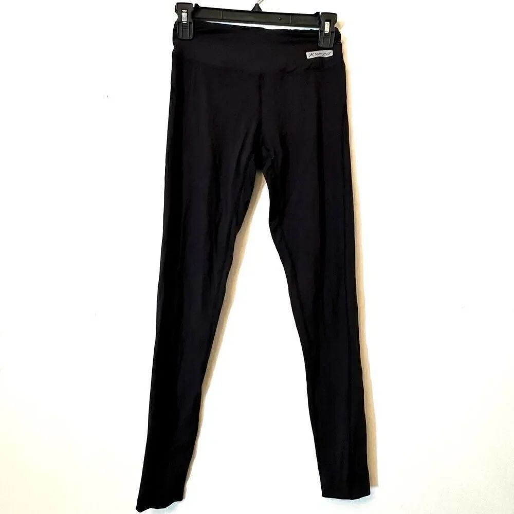 Terramar Black Climasense Leggings Size XS Base Layer